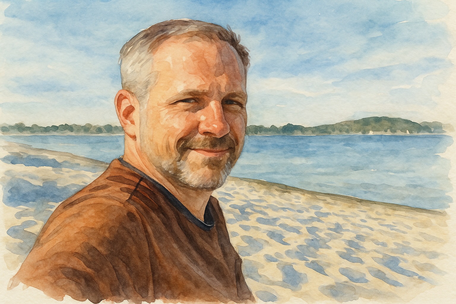 Illustration Jan Holger im Aquarell